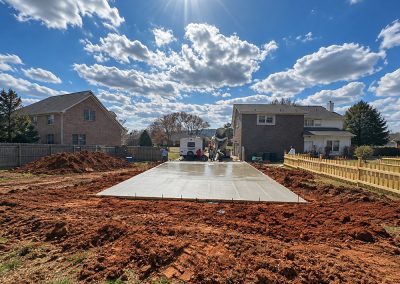 Another driveway concrete pour completed