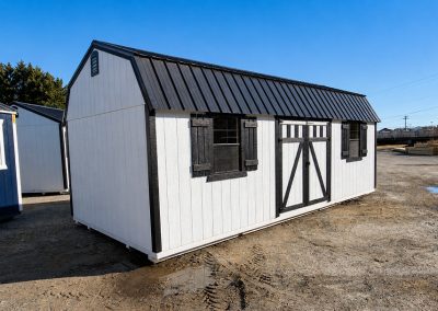 Lofted Barn built and ready for delivery in Raleigh NC